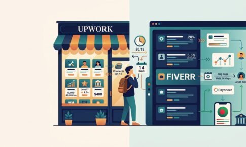 Upwork vs Fiverr for Bangladeshi Freelancers: Fees, Payments and Which to Choose