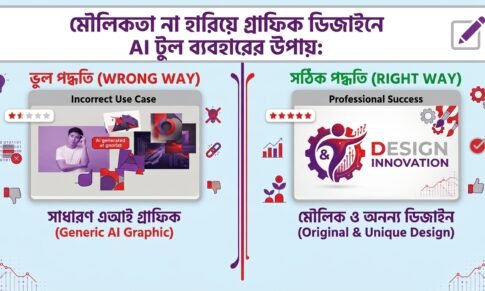 মৌলিকতা না হারিয়ে গ্রাফিক ডিজাইনে AI টুল ব্যবহারের উপায়